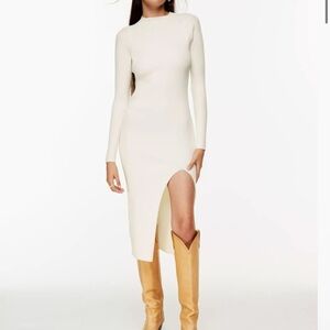 Aritzia Alchemy Dress Cream (Off white)